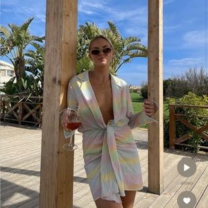 NA-KD twisted front short dress